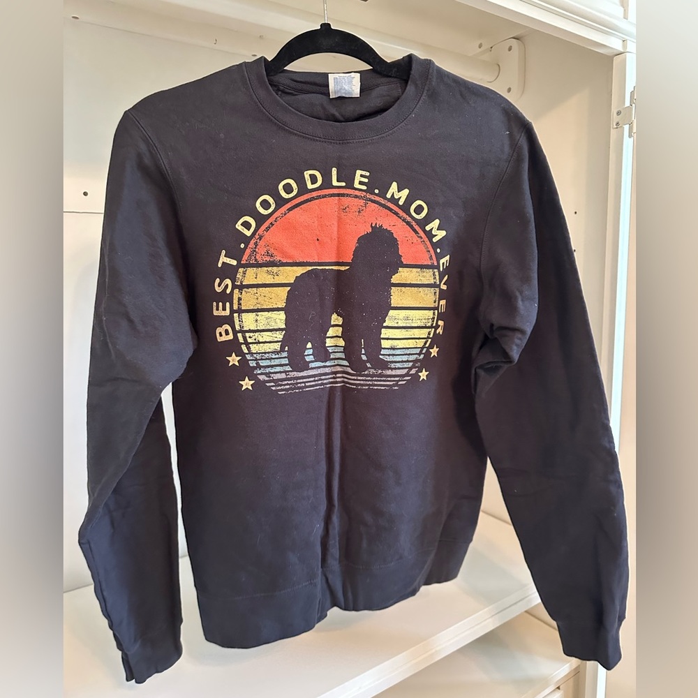 Best Doodle Mom Sweatshirt S
